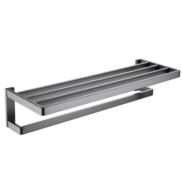 Полка для полотенец Abber Westen никель (AA1758NG)