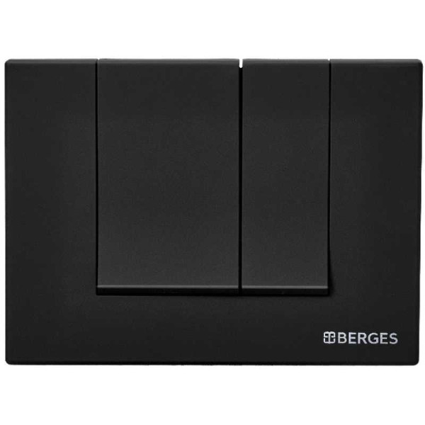 Инсталляция для подвесного унитаза Berges NOVUM S5 с клавишей (040245) черная Инсталляция для подвесного унитаза Berges NOVUM S5 с клавишей (040245) черная