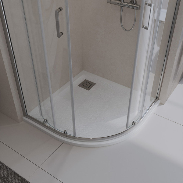 Душевой поддон BelBagno Uno 90x90x3,5 белый (TRAY-MR-UNO-R-90-550-3,5-W-CR)