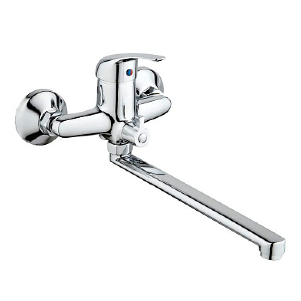 Смеситель для ванны и душа S22-021 хром, плоский излив 300 мм Ligeya (S22-021 Ligeya) Смеситель для ванны и душа S22-021 хром, плоский излив 300 мм Ligeya (S22-021 Ligeya)