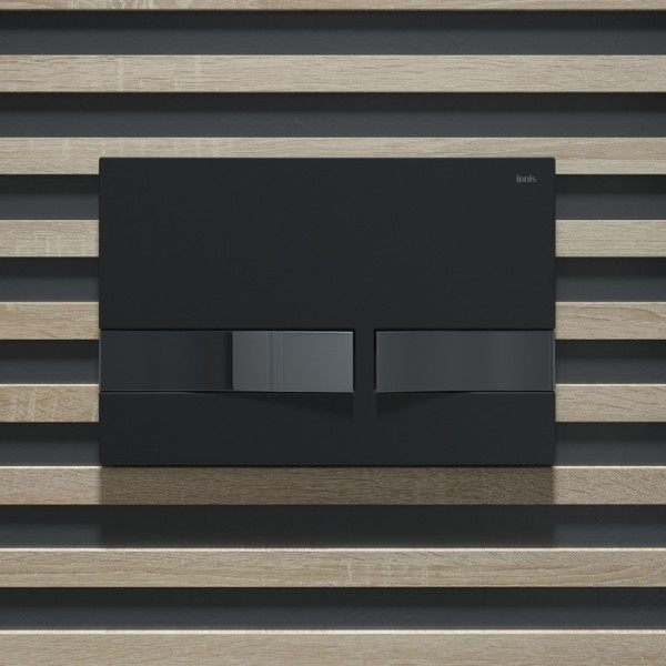 Клавиша смывная Iddis Unifix 006 чёрная (UNI06BCi77)