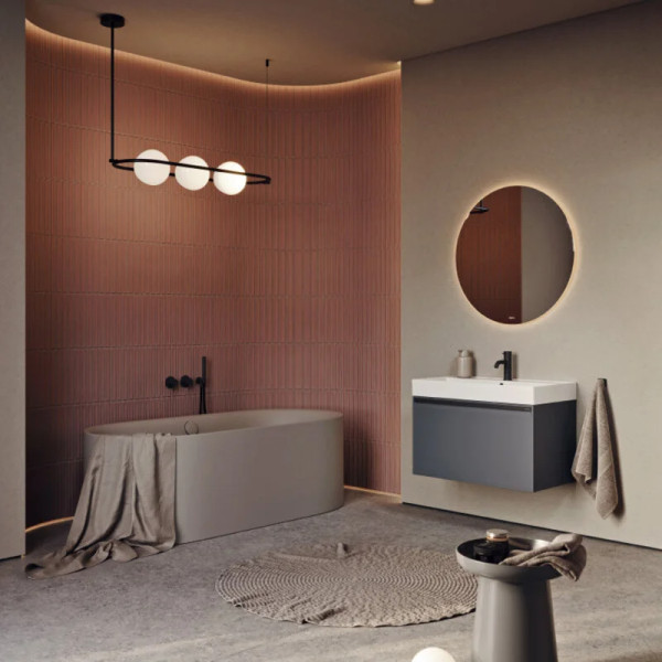 Тумба подвесная Aqwella Pure 640x443x464 серый (PUR0165GRM)