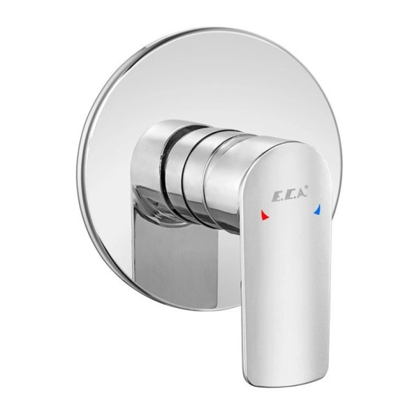 Смеситель для душа E.C.A. Lia внешняя часть хром (102167120EX-Y) Смеситель для душа E.C.A. Lia внешняя часть хром (102167120EX-Y)