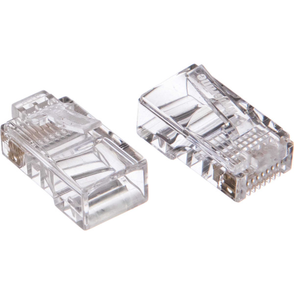 Разъем Hyperline RJ-458P8C под витую пару категория 5е универсальный (49377) Разъем Hyperline RJ-458P8C под витую пару категория 5е универсальный (49377)