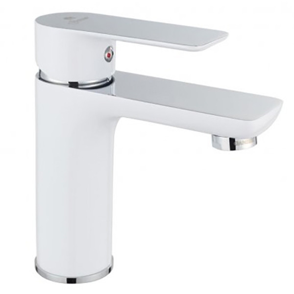 Смеситель для раковины Aquanet Arctic белый, хром (AF520-10СW) Смеситель для раковины Aquanet Arctic белый, хром (AF520-10СW)