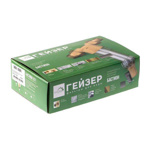 Фильтр самоочищающийся Гейзер-Бастион 111 3/4" (прозрачный корпус, со сгонами) (32667) Фильтр самоочищающийся Гейзер-Бастион 111 3/4" (прозрачный корпус, со сгонами) (32667)