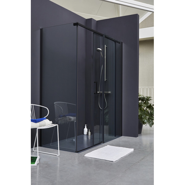Душевая дверь Jacob Delafon Contra 120x195 стекло прозрачное, профиль черный (E22C120-BL) Душевая дверь Jacob Delafon Contra 120x195 стекло прозрачное, профиль черный (E22C120-BL)