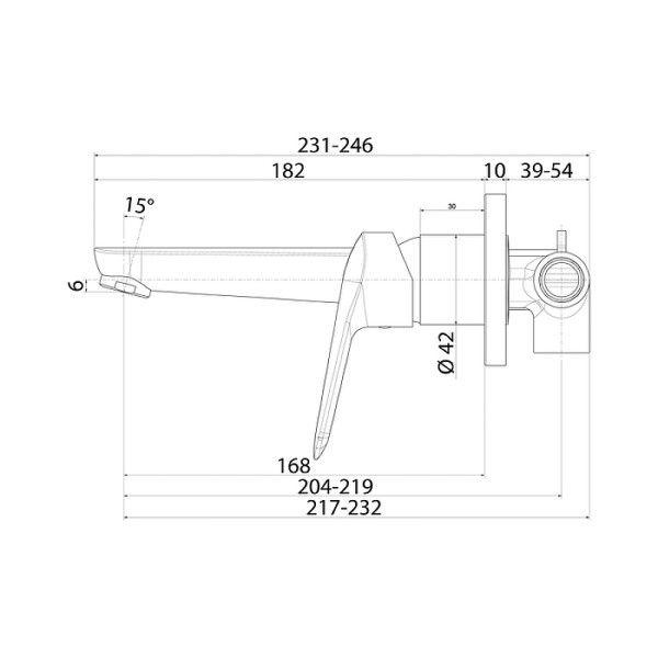 Смеситель для раковины Iddis Torr хром (TORSB00i65)