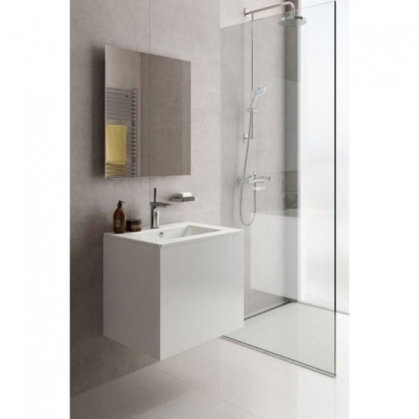 Раковина мебельная Sanita Quadro 605x130x470 белая (27181)