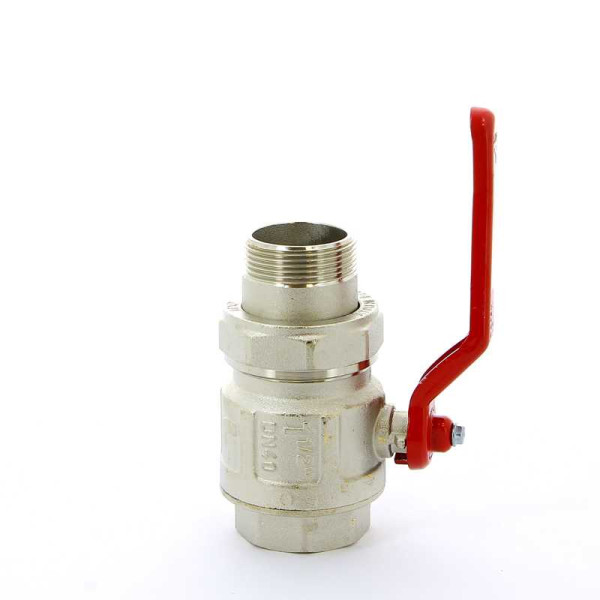 Кран Itap 1 1/2" шаровый со сгоном Ideal (красная бабочка) (0980112)