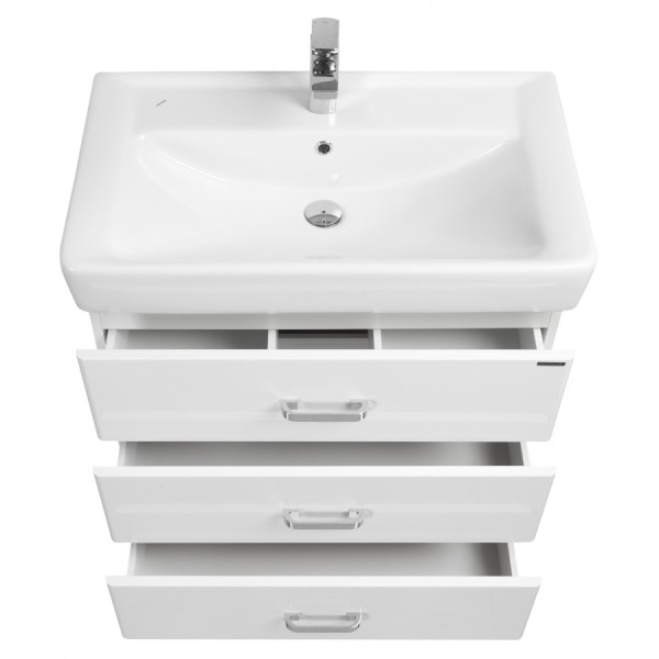 Тумба напольная Aquaton Америна 760x442x688 белый (1.A169.1.01A.M01.0) Тумба напольная Aquaton Америна 760x442x688 белый (1.A169.1.01A.M01.0)