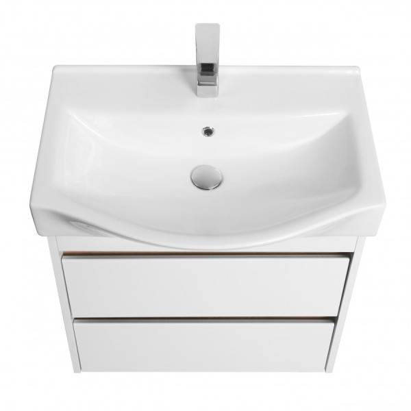 Тумба подвесная Aquaton Нортон 616x357x554 белый, дуб эндгрейн (1.A248.8.01N.T01.0)