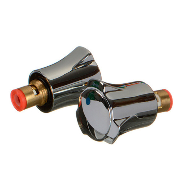 Комплект для смесителя Melodia (маховик Galant + Кран-букса 1/2" 8x20 кер.) по 2шт (MKP12102C)