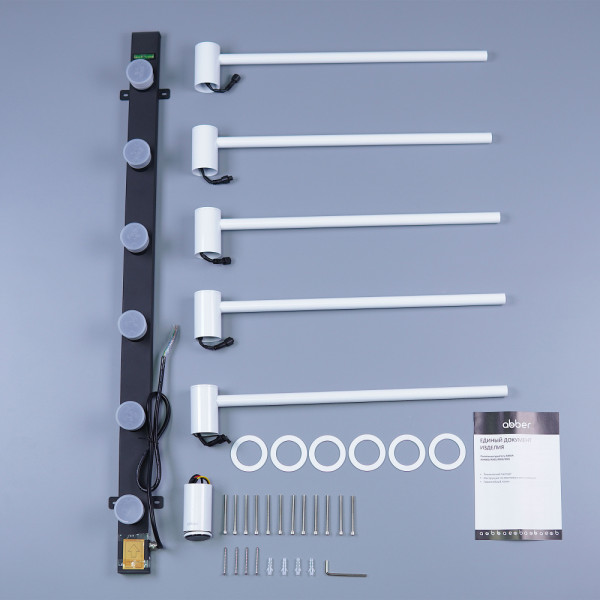 Полотенцесушитель электрический Abber Charme 520x795 белый матовый (AH4005MW) Полотенцесушитель электрический Abber Charme 520x795 белый матовый (AH4005MW)