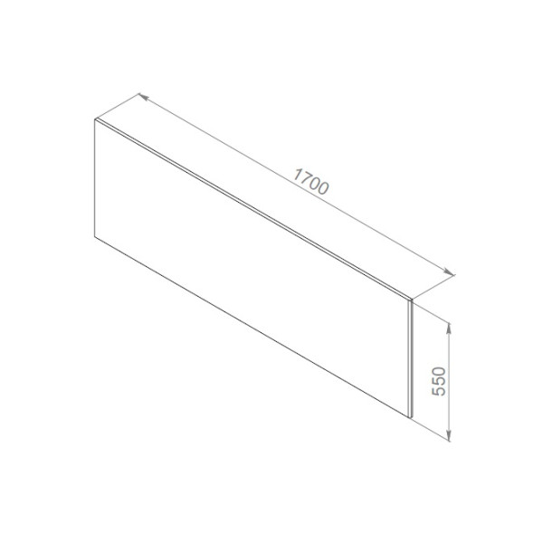 Экран фронтальный для ванны AM.PM Inspire 2.0 170х75 (W52A-170-075W-P)