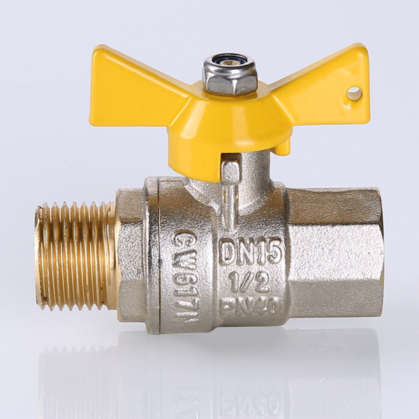 Кран газовый 1/2" ВН шаровый Valtec "Valgas" (бабочка) Кран газовый 1/2" ВН шаровый Valtec "Valgas" (бабочка)