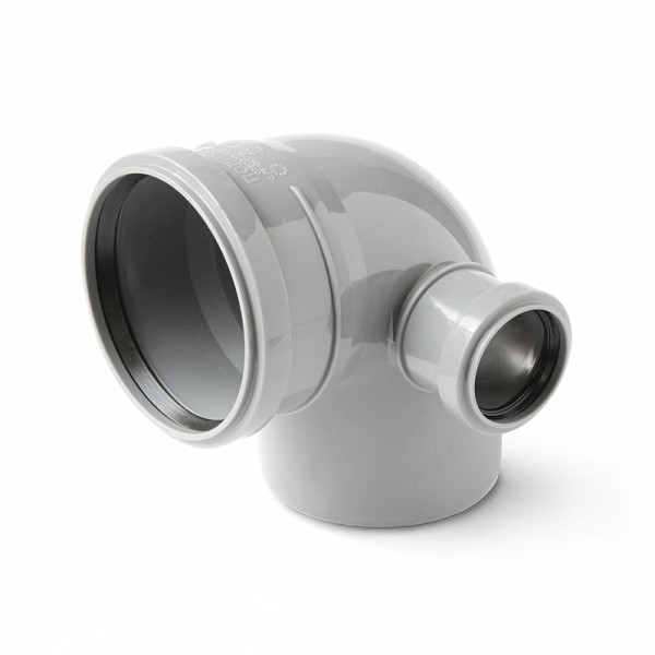 Отвод 110*87 с боковым подключением (правый) Отвод 110*87 с боковым подключением (правый)