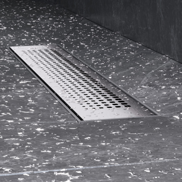 Душевой лоток AM.PM PrimeFlow линейный универс затвор Cut Gradient 40 см сталь мат (W02SC-P11-040-01SB)