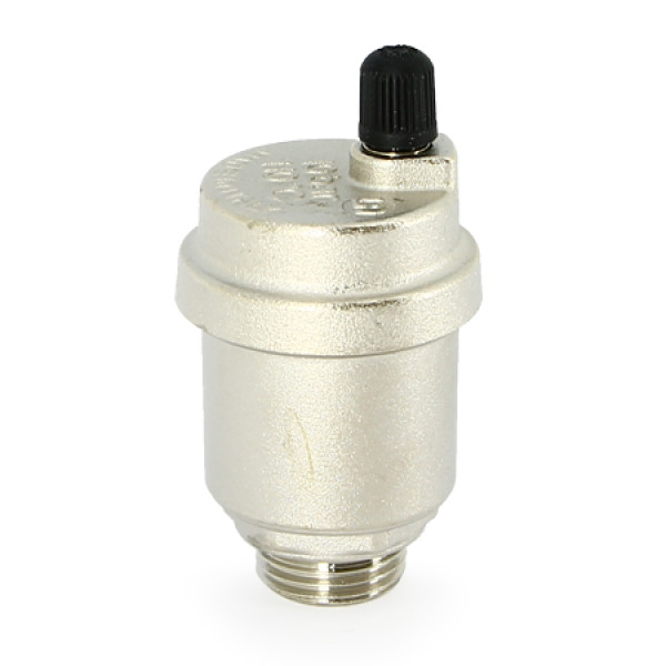 Воздухоотводчик автоматический 1/2" Uni-Fitt IT с прокладкой O-Ring (никель) (230N2000)