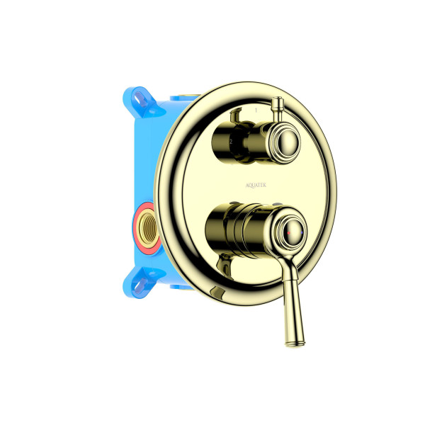 Смеситель для ванны Aquatek Классик золотой (AQ1546PG) Смеситель для ванны Aquatek Классик золотой (AQ1546PG)