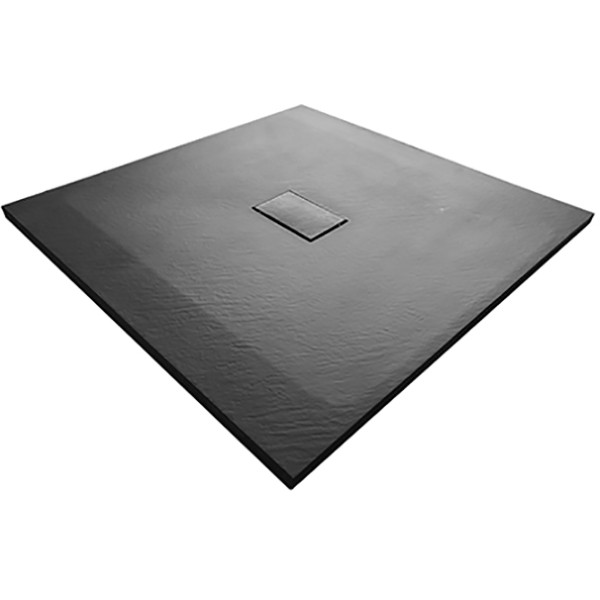 Душевой поддон WasserKraft Elbe 100*100*26 черный (74T19) Душевой поддон WasserKraft Elbe 100*100*26 черный (74T19)