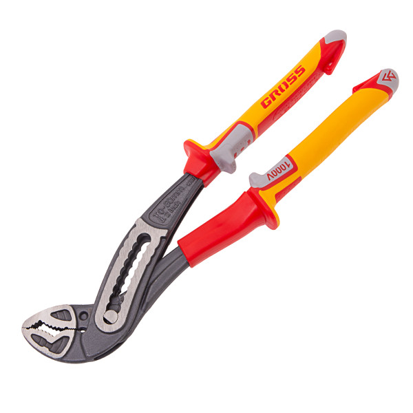 Клещи переставные 240 мм Gross (диэлектрические рукоятки до 1000 В) (15725)