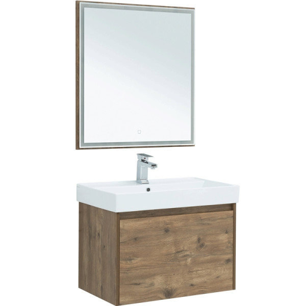 Зеркало с подсветкой Aquanet Nova Lite 75x80 дуб рустикальный (00249513) Зеркало с подсветкой Aquanet Nova Lite 75x80 дуб рустикальный (00249513)