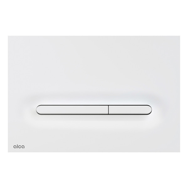 Клавиша смывная Alcaplast белая матовая (M1876)