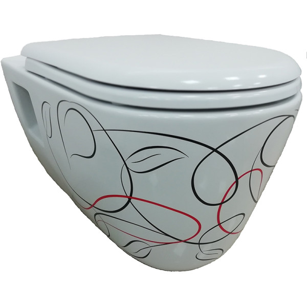 Унитаз подвесной Creavit D?cor 36x56,8x33,5 белый (TP328.001Z0) Унитаз подвесной Creavit D?cor 36x56,8x33,5 белый (TP328.001Z0)