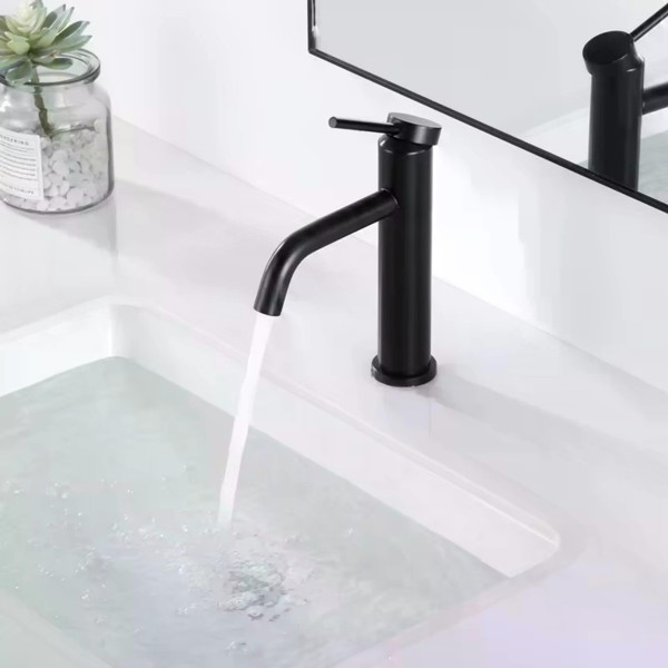 Смеситель для раковины Rea Clif черный матовый (REA-B5321) Смеситель для раковины Rea Clif черный матовый (REA-B5321)