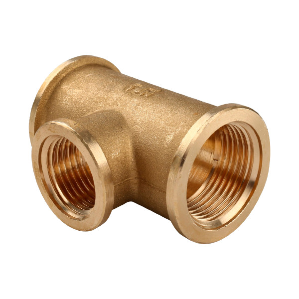 Тройник переходной 1 1/4"х1/2"х1 1/4" Tiemme (латунь) (1500441 / 1570G070407)