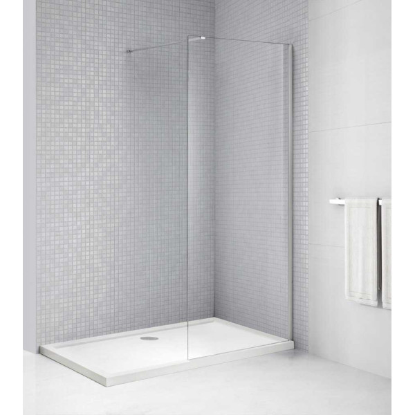 Душевая перегородка Cezares Liberta 105х195 стекло прозрачное (LIBERTA-L-1-105-C-Cr)