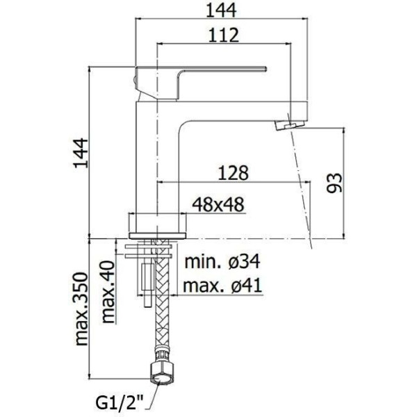 Смеситель для раковины Paffoni Elle хром (EL071CR) Смеситель для раковины Paffoni Elle хром (EL071CR)
