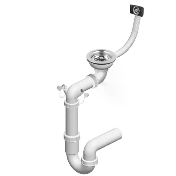 Мойка для кухни Rea Lin black гранит 60x50x22,5 черная (ZLE-00129)