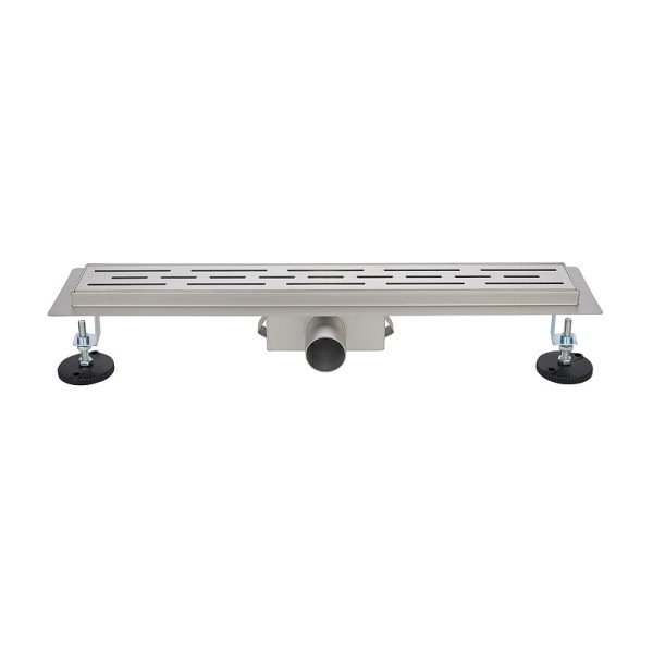 Душевой лоток горизонтальный Azario 500 D40(50) с решеткой хром