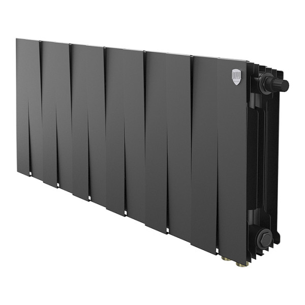 Радиатор биметаллический Royal Thermo PianoForte 300 Чёрный VR80 (12 секций) (RTPBVR803030012)