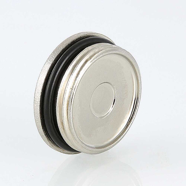 Заглушка для коллектора Valtec 1"НР никель (VT.0600.0.06) Заглушка для коллектора Valtec 1"НР никель (VT.0600.0.06)