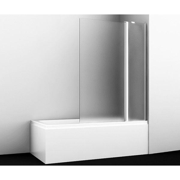 Шторка на ванну WasserKRAFT Berkel 48P02-110R Matt glass Fixed 110х140 стекло матовое Шторка на ванну WasserKRAFT Berkel 48P02-110R Matt glass Fixed 110х140 стекло матовое