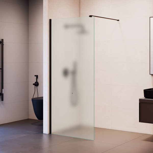 Душевое ограждение RGW Walk In WA-210-B 90x195 стекло матовое, профиль черный (351021009-24) Душевое ограждение RGW Walk In WA-210-B 90x195 стекло матовое, профиль черный (351021009-24)