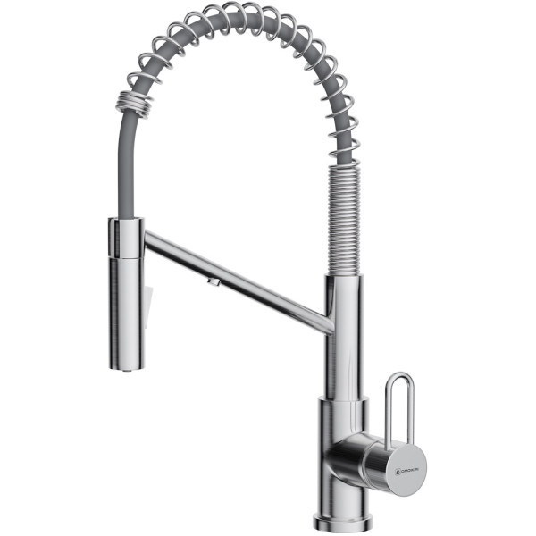 Смеситель для кухни Omoikiri Mikawa 2 Plus-SB-BN нержавеющая сталь (4994452)