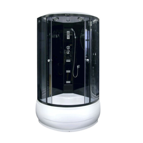 Душевая кабина Niagara с гидромассажем 950*950*2170 стекло тонированное, задние стенки стекло черное, профиль черный (NG-212N) Душевая кабина Niagara с гидромассажем 950*950*2170 стекло тонированное, задние стенки стекло черное, профиль черный (NG-212N)