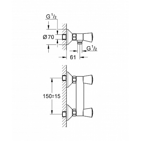 Смеситель для душа Grohe Costa S (26317001)