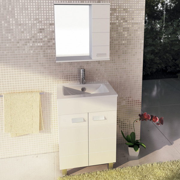 Тумба напольная Comforty Марио 610x875x465 сосна лоредо матовый с раковиной (00-00001483) Тумба напольная Comforty Марио 610x875x465 сосна лоредо матовый с раковиной (00-00001483)