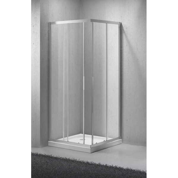 Душевой уголок BelBagno Sela 90x90x190 стекло прозрачное (SELA-A-2-90-C-Cr)