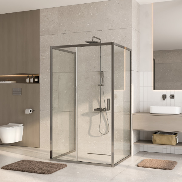 Душевой уголок WasserKRAFT Main 120x90x200 стекло прозрачное, профиль серебристый (41S21)