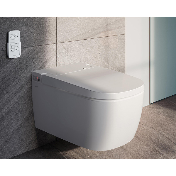 Унитаз подвесной Vitra V-Care Basic интеллектуальный (5674B003-6193)