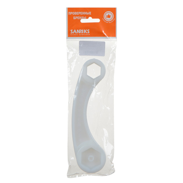 Ключ для радиаторных фитингов MasterProf 1/2"-1" (белый, полиамид) (ИС.131890) Ключ для радиаторных фитингов MasterProf 1/2"-1" (белый, полиамид) (ИС.131890)