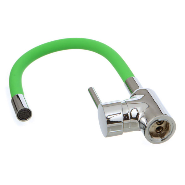 Смеситель для кухни Ex-promt Kitchen с гибким изливом, хром (Ex125.4-11 light green)
