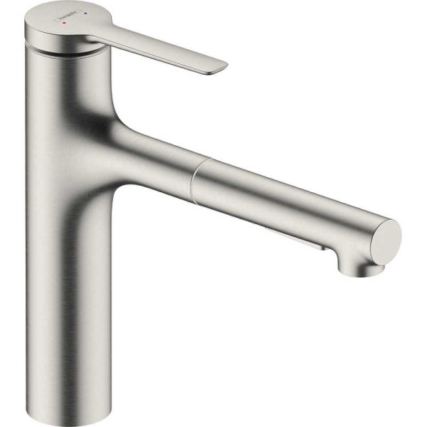 Смеситель для кухни Hansgrohe Zesis M хром, с видвижным изливом (74801800)