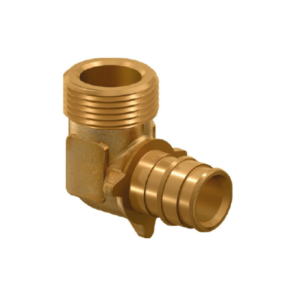 Угольник Usystems с наружной резьбой латунный 20-R3/4"НР, тип 1 (1135771) Угольник Usystems с наружной резьбой латунный 20-R3/4"НР, тип 1 (1135771)